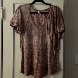 Short sleeve loose thin summer top